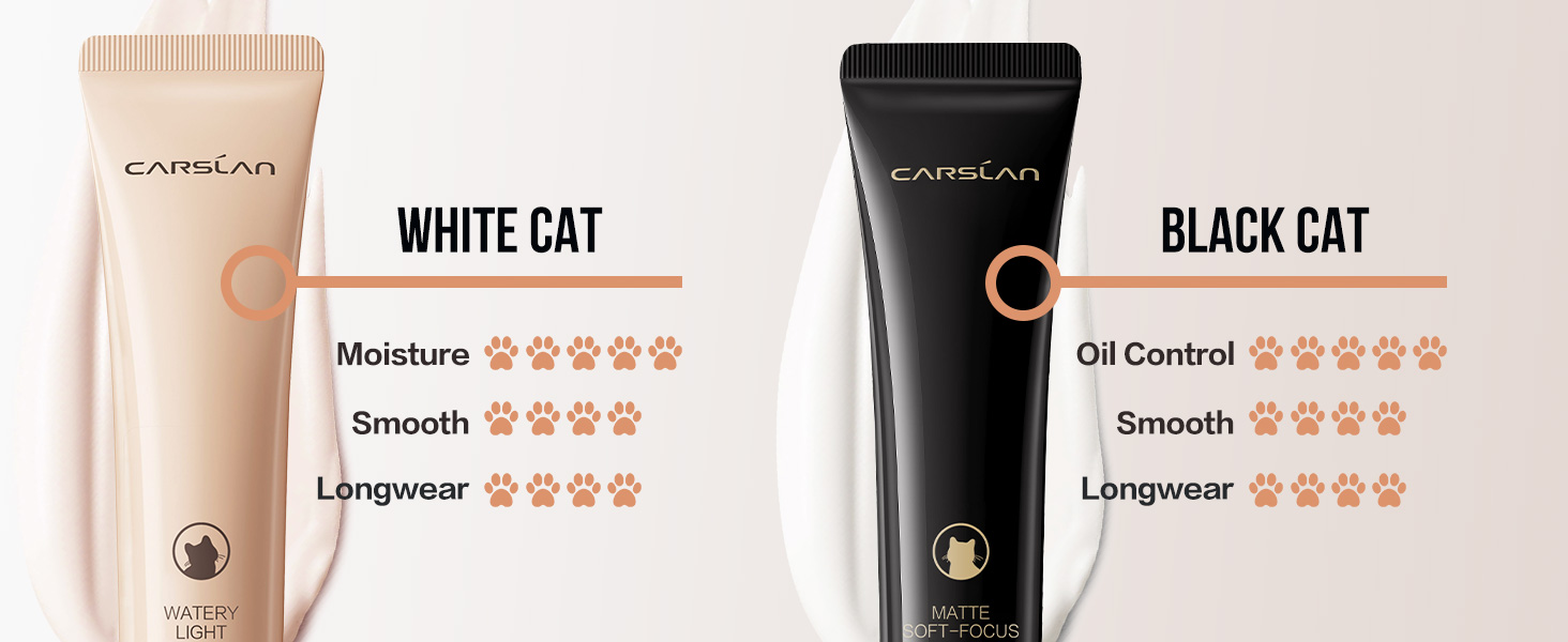 CARSLAN Poreless Face Primer for Foundation Makeup