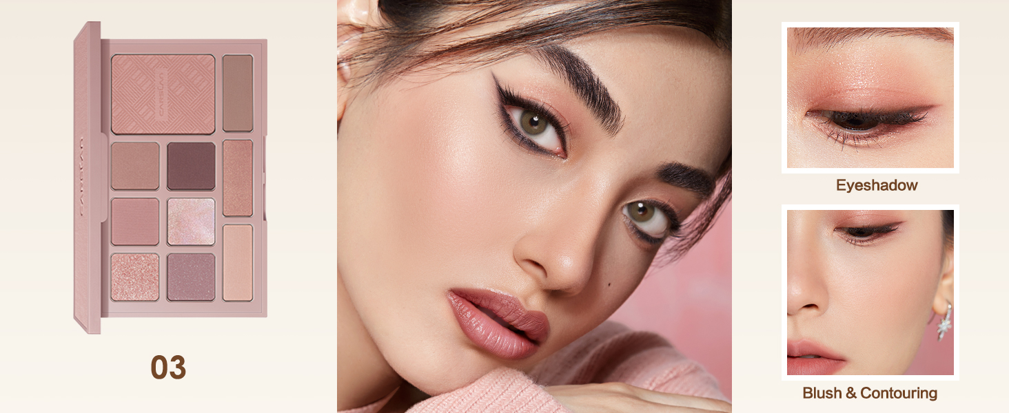 carslan 10 color eyeshadow eye makeup palette